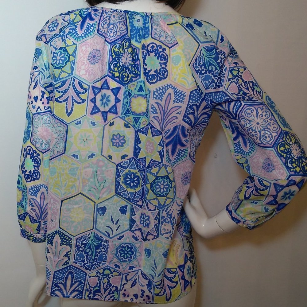 Talbots Button Blouse - image 3